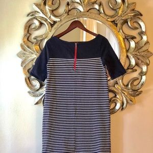 Gap Navy Stripe Dress pink Zipper